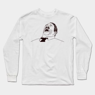 J Jonah Jameson Laughing meme Long Sleeve T-Shirt